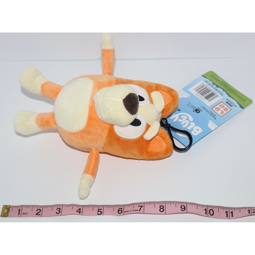 Bluey Bingo Plush Clip On Coin Purse & Straw Topper Set 4pc NWT - Picture 8 of 15